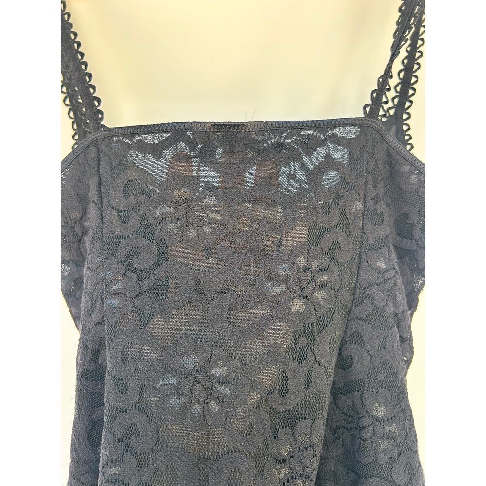 Vintage Y2K Cache Set Bustier Corset Top Black Lace Skirt Whimsygoth Small Large - Picture 15 of 15